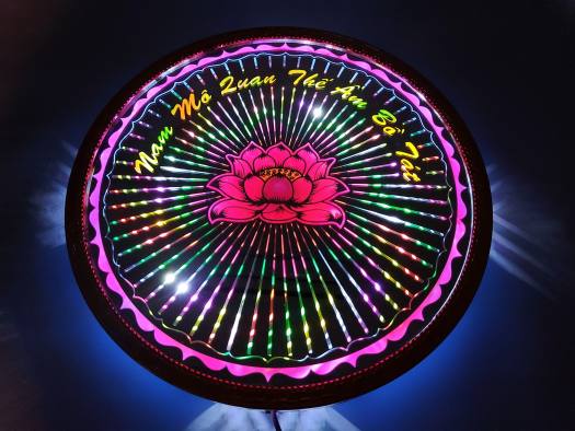 Hào quang tượng phật quan âm - Trang trí tủ thờ Quan âm