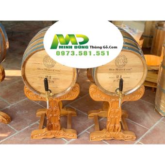 Thùng rượu gỗ sồi Mỹ [ GIÁ RẺ NHẤT ] Thùng rượu gỗ sồi Mỹ có tính khử độc tố andehit trong rượu