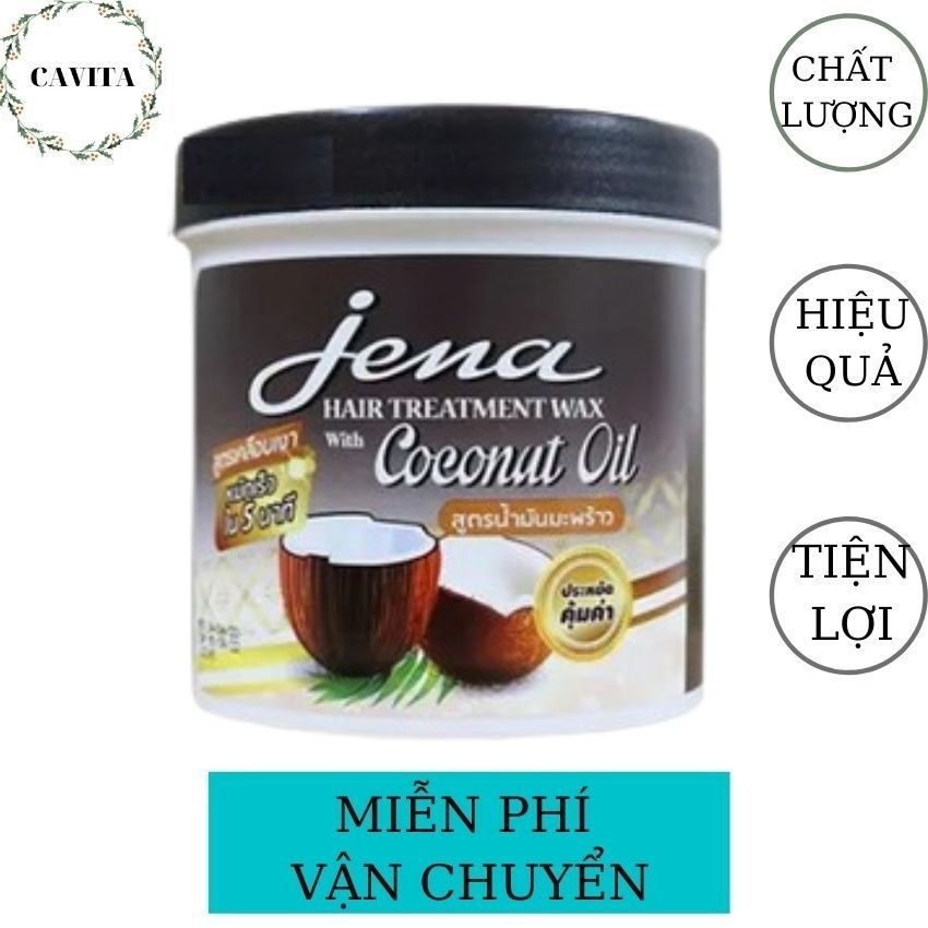 [FREESHIP] Kem Ủ Tóc Dừa Jena 500g Thái lan giúp tóc suôn mượt chắc khỏe chống gãy rụng