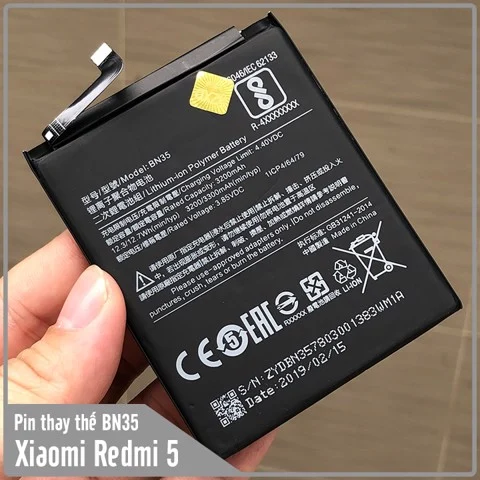 Pin xiaomi redmi 5 bn35 giao hàng nhanh