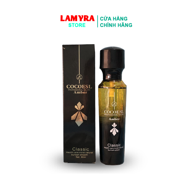Tinh dầu dưỡng tóc cocoesl amber classic 60ml dành cho tóc hư tổn và chẻ ngọn lamyra