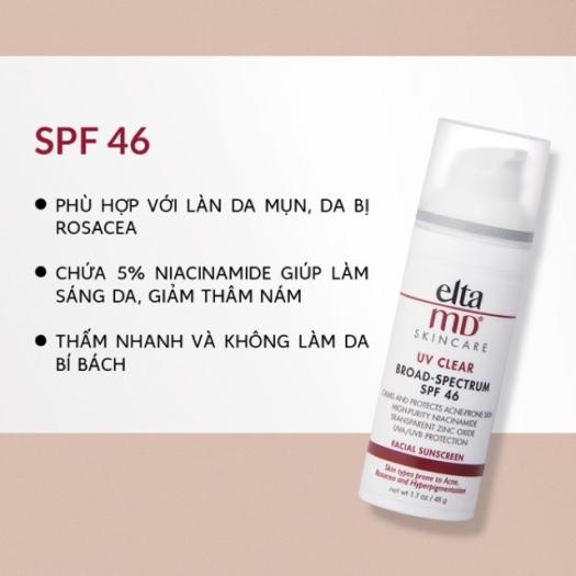 Kem chống nắng elta md spf 46