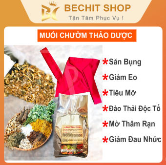 Muối Thảo Dược Chườm Bụng Sau Sinh | Muối Chườm Bụng Muối Chườm Lưng Muối Thảo Dược Sau Sinh | Tặng Đai Quấn Muối