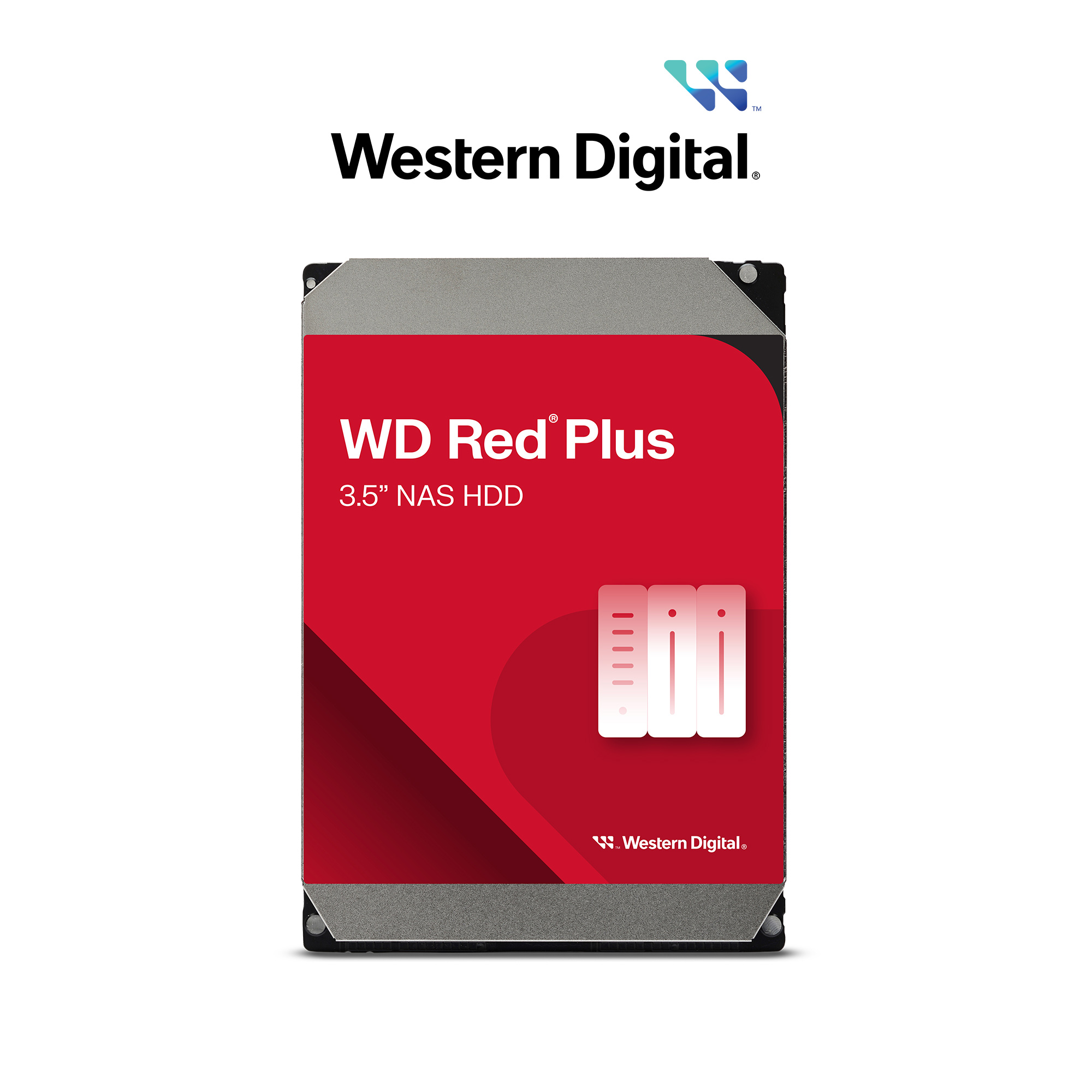 Wd Red Plus 8Tb Nas Hdd - High Capacity Sata 6Gb/S For Servers