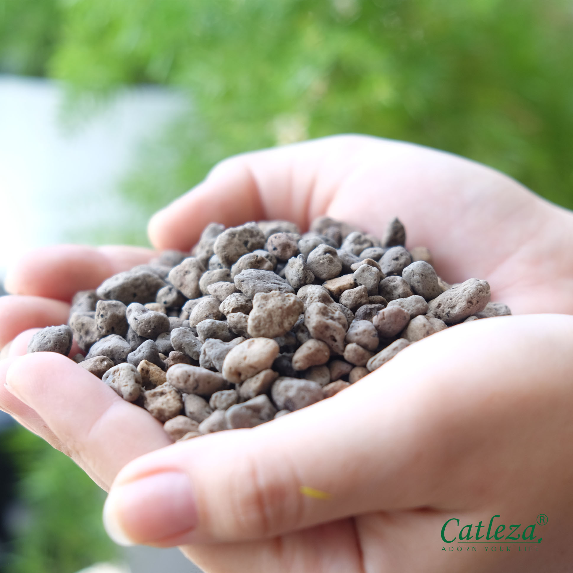 Đá bọt núi lửa pumice stone túi 1 lít