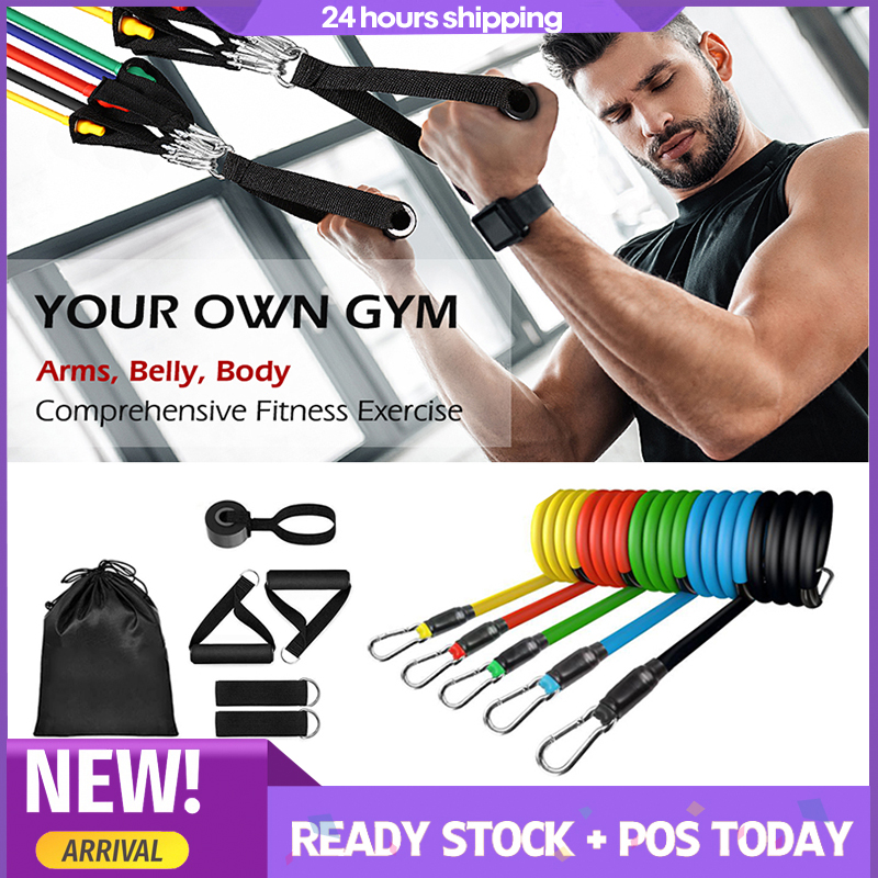 Resistance bands best sale tubes set