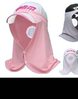 Khăn che mặt chống nắng và chùm mũ chống nắng PGM, Cho nam nữ chơi gôn. chất thun lạnh, co giãn 4 chiều, ngăn chặn tia UV