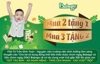 DẦU CHÙM NGÂY VITAMIN D3 K2 BABEGO 10ML TỪ ĐỨC