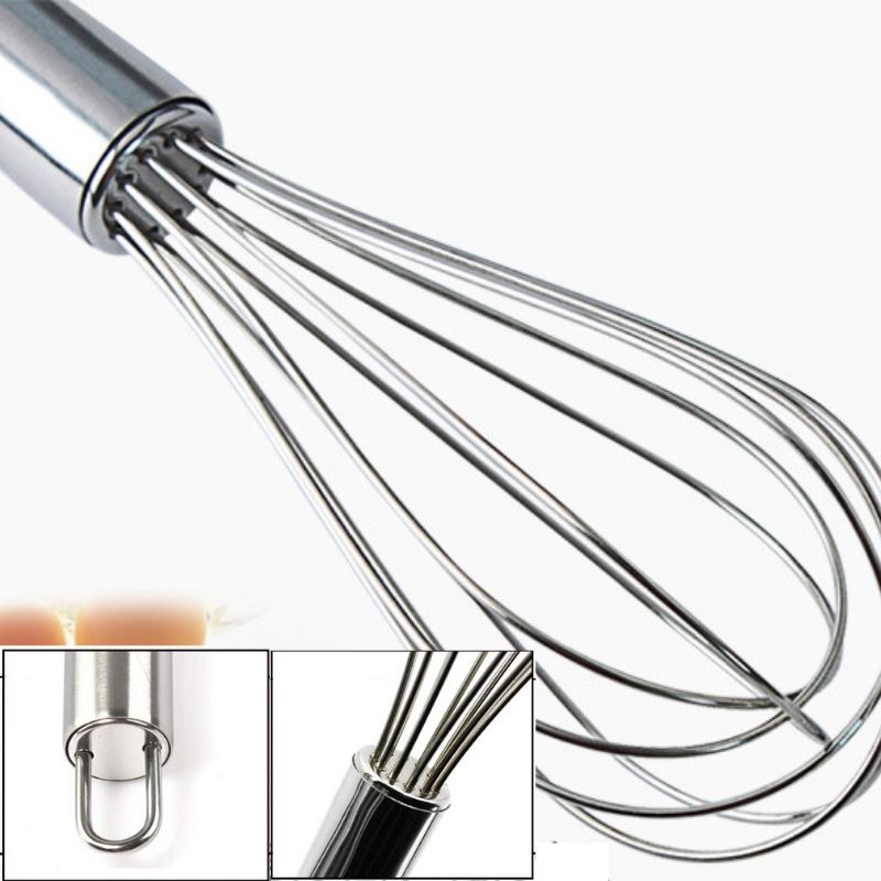 Phới lồng đánh trứng cầm tay inox 21cm - quiskinox210