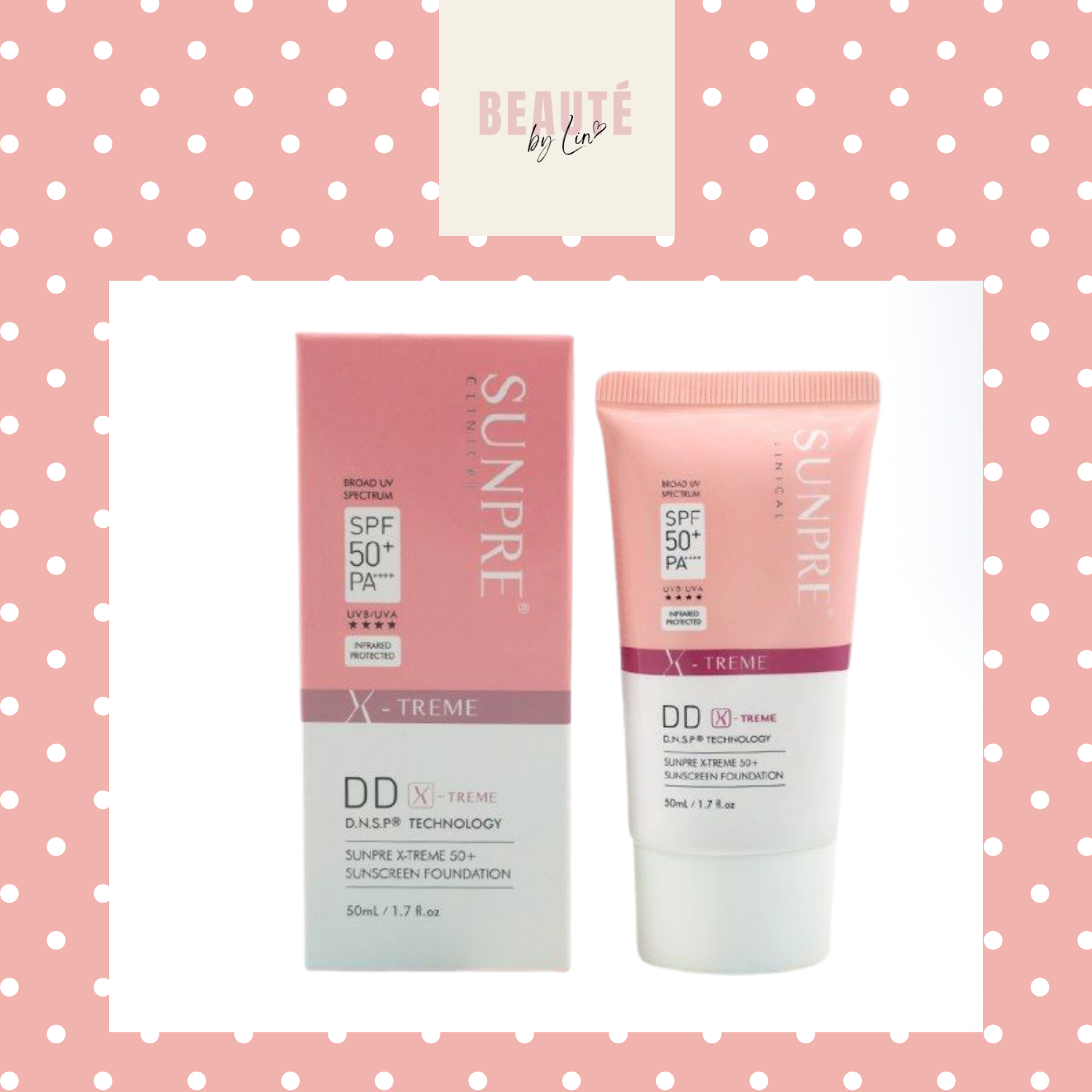 Kem chống nắng nâng tone Mona Frema Sunpre DD SPF50