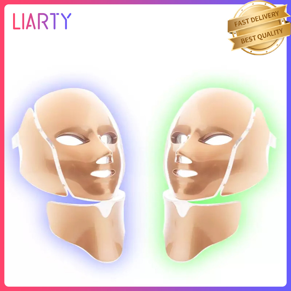 Gambar LIARTY LED Rejuvenation Mask 7 Colors Face Light Therapy Acne Skin Rejuvenation Neck Masks Beauty Device