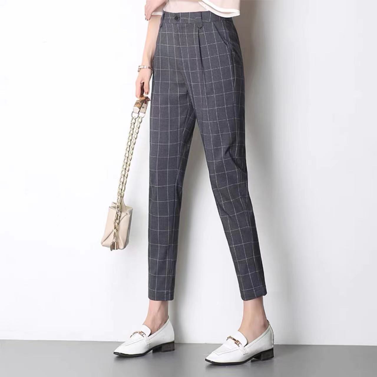Relaxed Women Pants Women Vintage 80s Checkered Pants - Etsy Canada