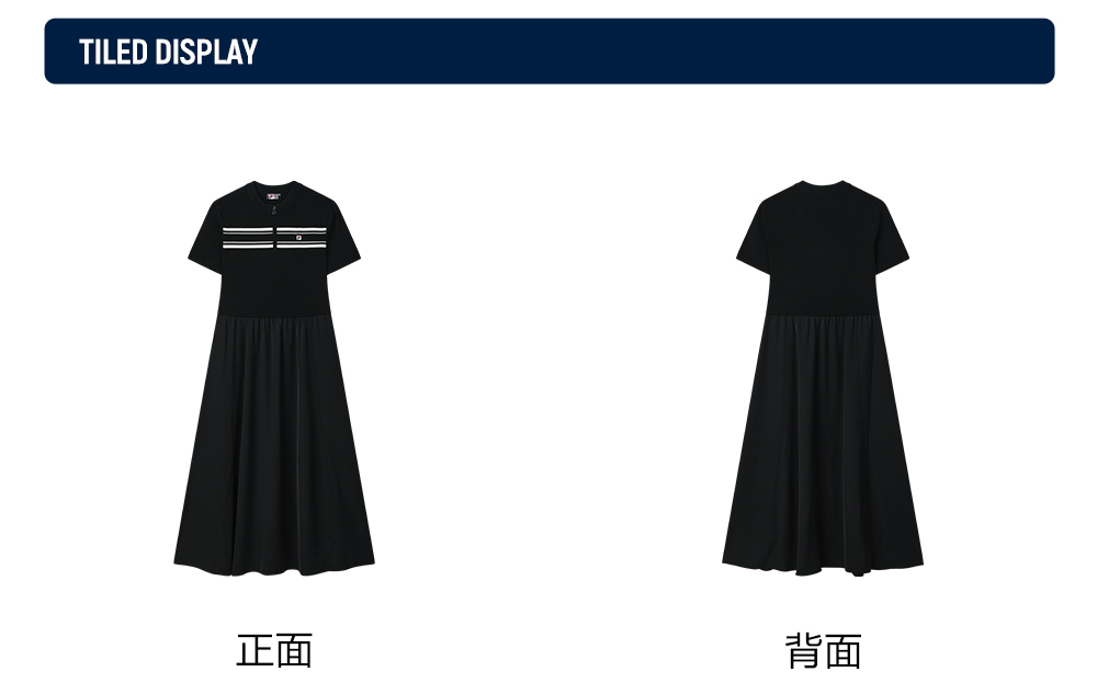 FILA CORE LIFESTYLE HERITAGE SPRING IMAGINATION Women Dress (Black) · v2