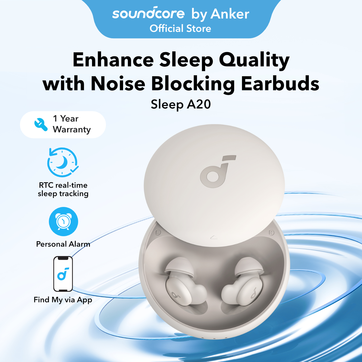 Soundcore Sleep A20 Ear Buds Bluetooth Earphone Headphones Wireless Earbuds Bluetooth Earpiece Headphone