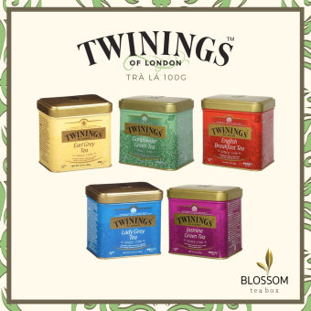 Trà Twinings bá tước Earl Grey, English breakfast, Jasmine Green Tea, Gunpowder Green Tea
