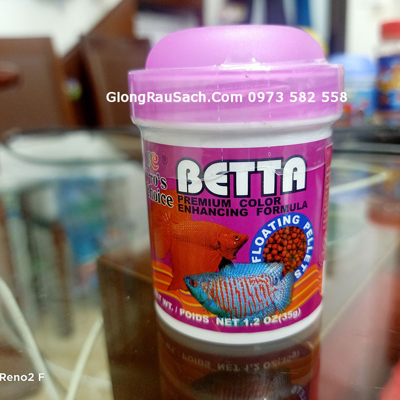 Thức ăn cho cá cao cấp betta cho các ca betta, cá xiêm, cá lìa thìa... 35gr