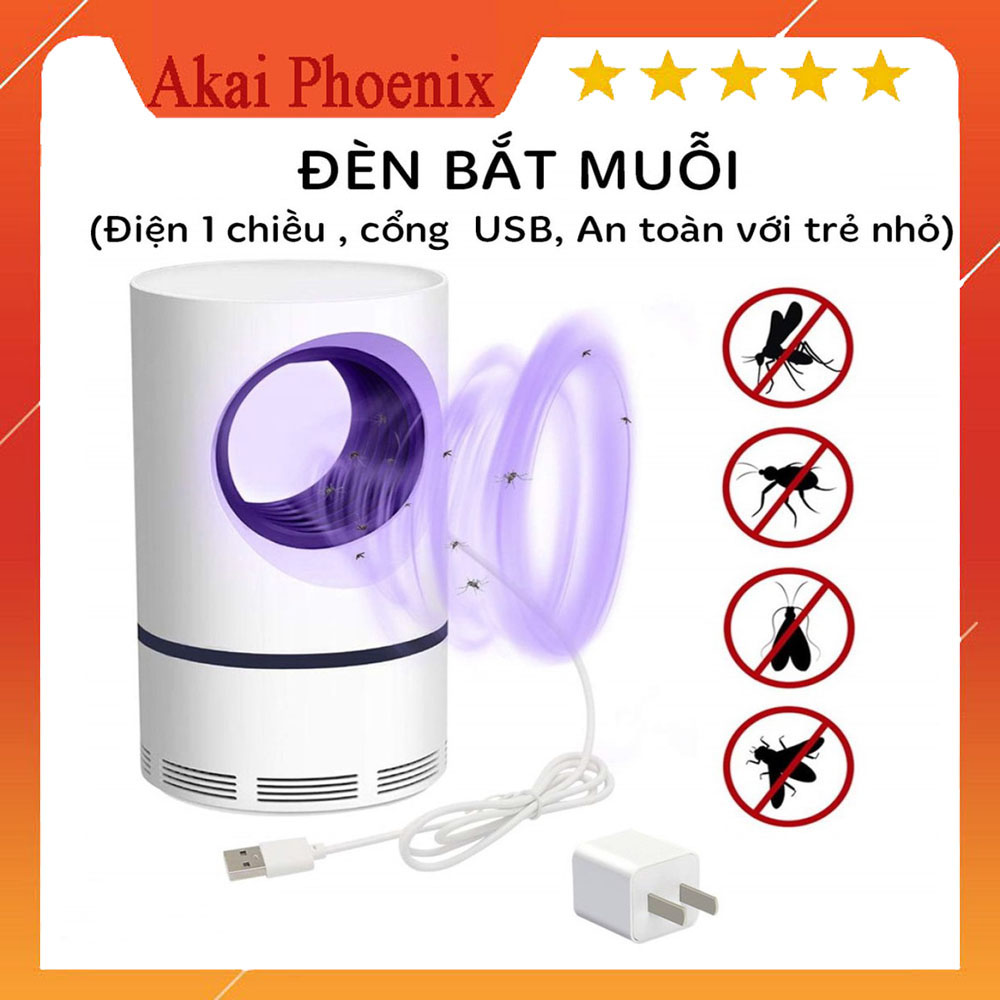 Đèn Bắt Muỗi Nguồn USB - Đèn Đuổi Muỗi Côn Trùng Thông Minh An Toàn, Hiệu Quả, Máy Bắt Muỗi, Côn Trùng Cao Cấp Bảo Vệ Sức Khỏe  Mang Lại Giấc Ngủ Ngon Cho Gia Đình Bạn