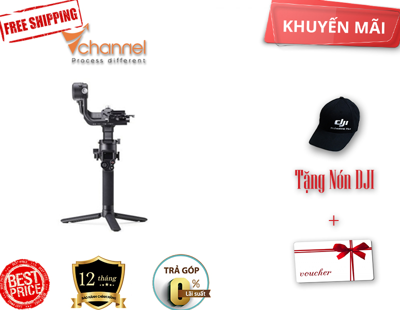 Gimbal dji rsc 2 bảo hành chính hãng 12 tháng tặng nón dji freeship toàn quốc việt nam