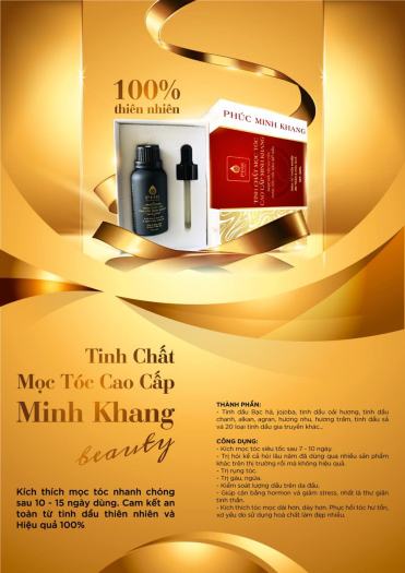 Tinh Chất Tóc Cao cấp Minh Khang - Kích Thích Mọc Tóc & Ngăn Ngừa Rụng Tóc Cực Kì Hiệu Quả [DTM]