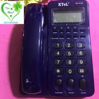 Điện thoại bàn cố định có đây chuông to bàn phím to KTEL 303 màu trắng/đỏ đô/xanh bảo hành 1 năm