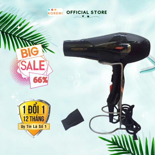 [] Máy Sấy Tóc Công Suất Thực 2300W AONIKASI 8868, Chuyên Nghiệp Cho Salon, Bảo Hành 1 Đổi 1 trong 12 Tháng