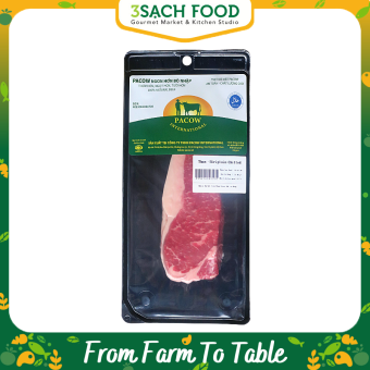 Thịt thăn bò úc Pacow (striploin) - gói 250gr