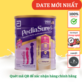 Xả hàng - bán lỗ . sữa bột pediasure hương vani. lon: 850gr. abbott hoa kì