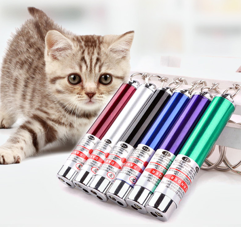 Đồ chơi đèn Laze cho mèo [Hàng loại 1], Đèn laser trêu mèo, thú cưng tặng kèm pin