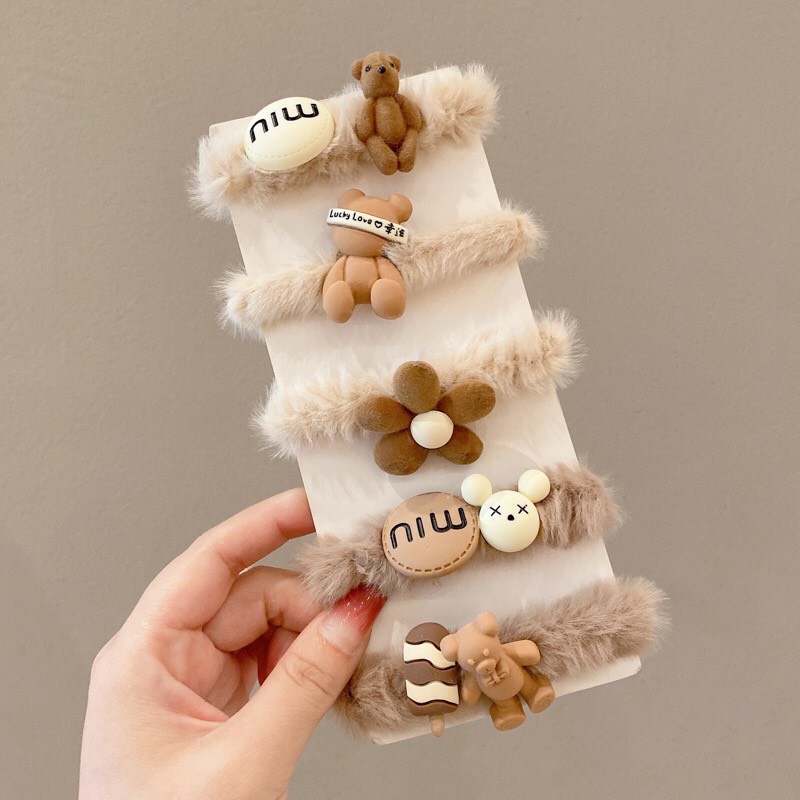 Dây buộc tóc nữ, Cột Tóc Buộc Tóc Nữ Đẹp Dễ Thương Phong Cách Hàn Quốc Với Họa Tiết Đính Đá Sang Trọng