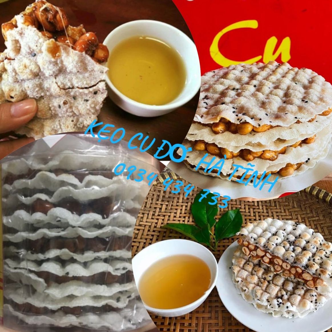 [2Hộp 10 Bánh cu đơ 900g]  COMBO 2 HỘP KẸO CU ĐƠ món đặc sản Hà Tĩnh ngon và nổi tiếng làm quà biếu, ăn vật. Một hộp có 5 kẹo trong lượng 450gr/hộp