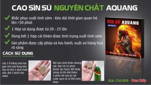 Cao Sìn Sú A Quang Chính Hãng