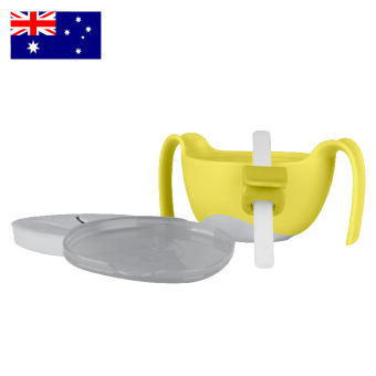 BỘ CHÉN VÀ ỐNG HÚT ĐA NĂNG CHO BÉ - MÀU VÀNG