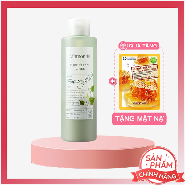 Nước Hoa Hồng Rau Diếp Cá Mamonde Pore Clean Toner 250ml