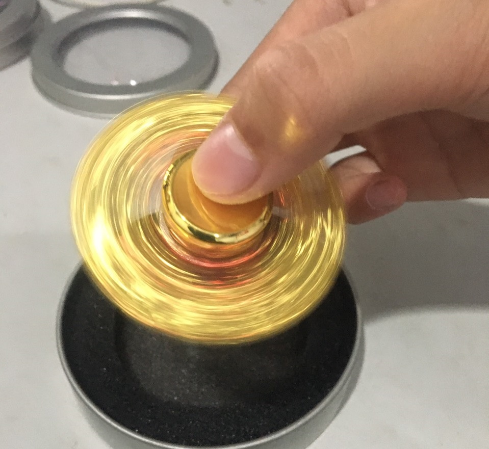 Đồ chơi con quay spinner phượng hoàng rực lửa - bằng thép siêu bền, quay vô cực