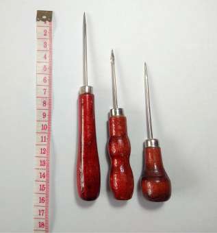 bộ 3 kim khâu giày cán gỗ