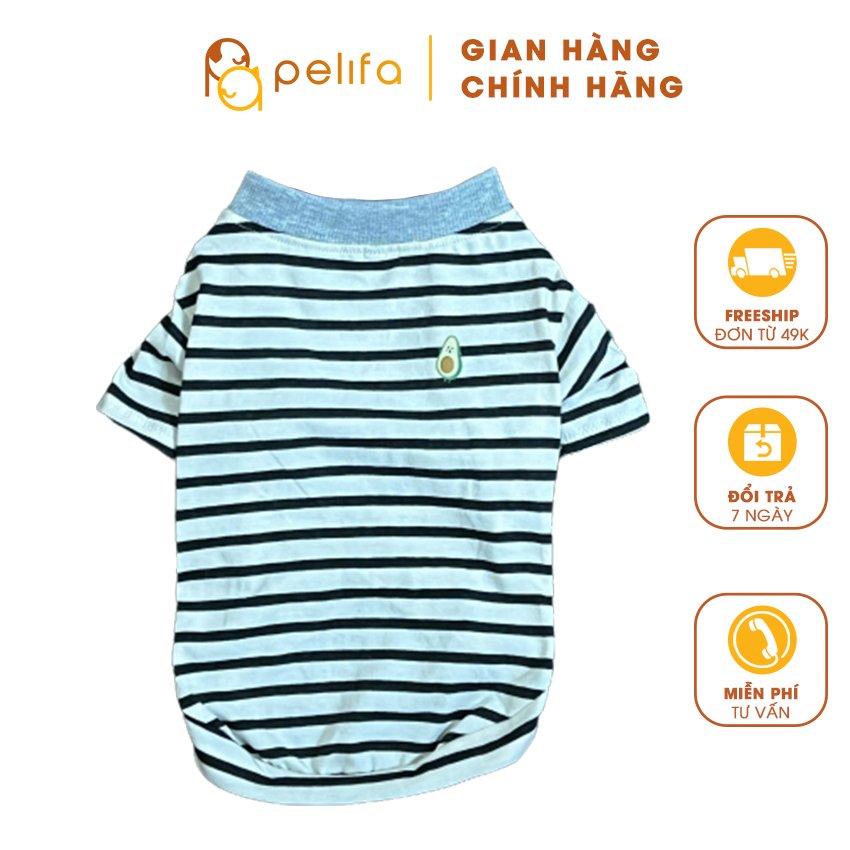 Quần áo cho chó, quần áo cho mèo, áo cho chó con, áo cho cún cưng, quần áo cho thú cưng, áo cho chó poodle, áo thun cotton in hình ngộ nghĩnh - PELIFA