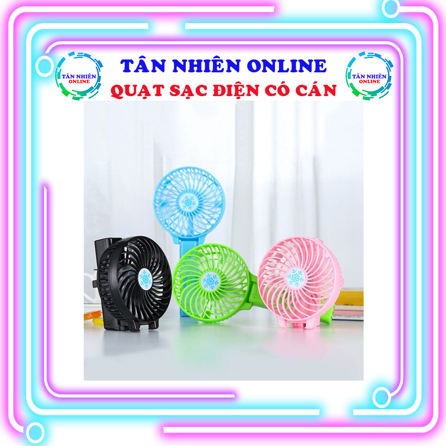 [Hỏa tốc] Quạt mini 3 tốc độ có cán có đèn bỏ túi du lịch mùa hè bảo hành trọn đời, quạt cầm tay, Tân Nhiên Online