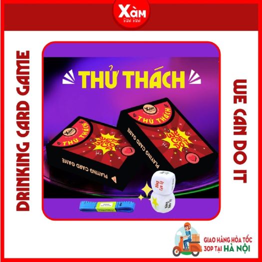 ✻❆ Bộ bài thử thách 60 lá board game bản đặc biệt bài drinking game dành cho team chuếnh choáng thích nốc out