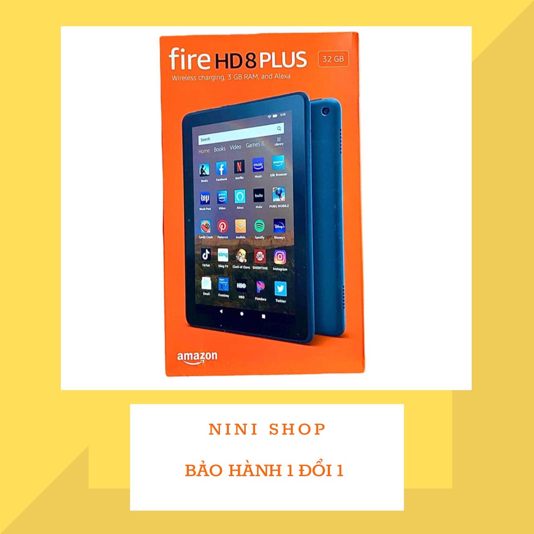 [HCM]MÁY TÍNH BẢNG FIRE HD 8 PLUS MỚI NĂM 2020 TẶNG BAO DA