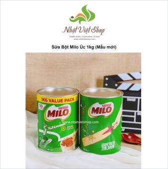 Sữa bột Nestlé Milo Úc 1000g