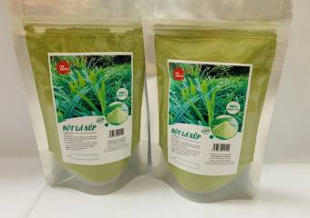 Bột lá nếp (50g), bột lá dứa sấy lạnh nguyên chất, nguyên liệu nấu chè, xôi, thạch rau câu, pha nước uống