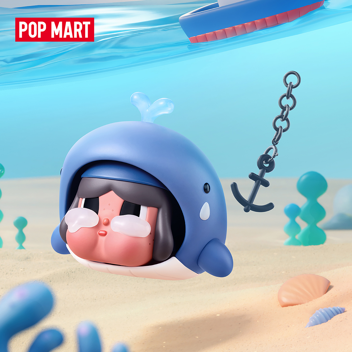 POP MART CRYBABY Cry Me an Ocean Series Fridge Magnet Blind Box