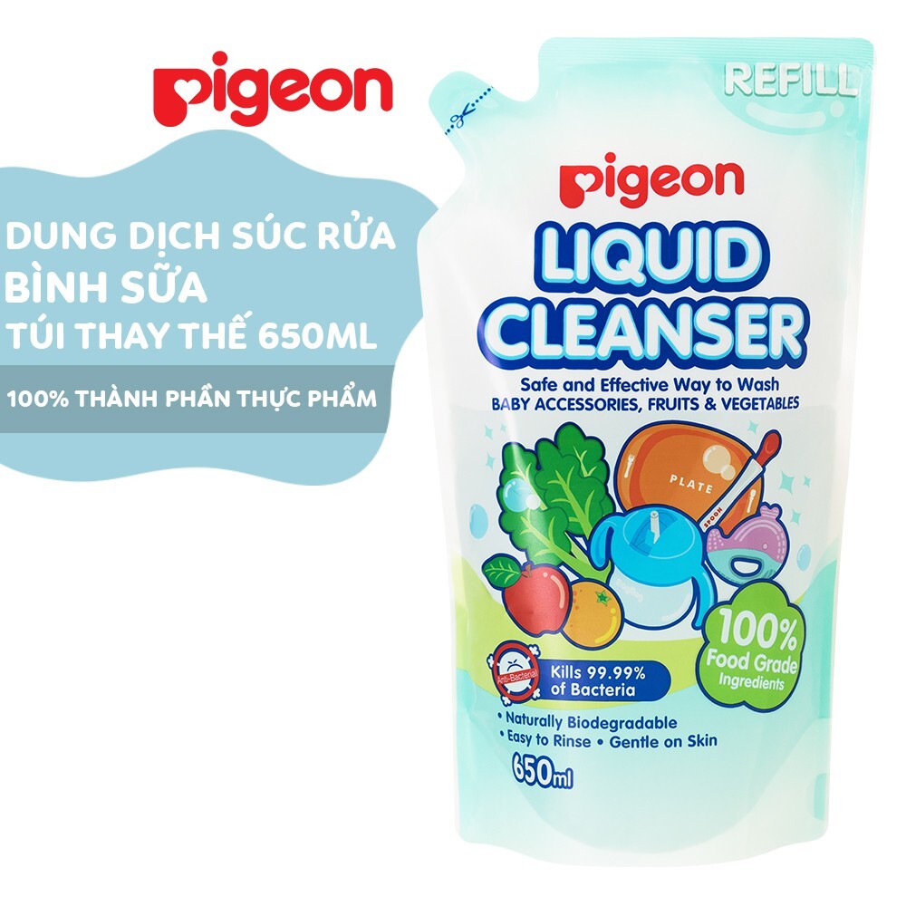 Túi nước rửa bình sữa Pigeon 650ml