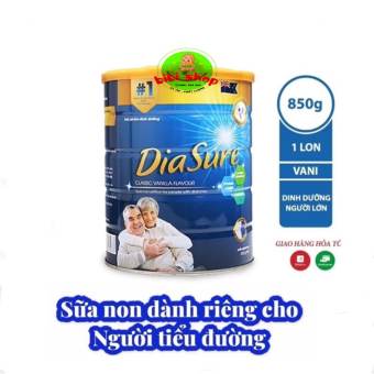 Sữa diasure lon 850gr sữa non tiểu đường