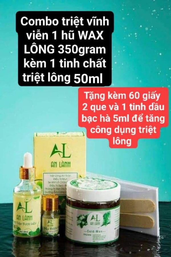 combo triệt lông tay chân nách...
