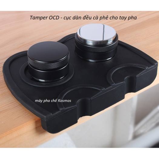 Temper OCD - Cục Dàn Đều Cà Phê - Tay Nén Cà Phê Cao Cấp mm - Dụng cụ nén cà phê chuyên dụng chống trượt /mm