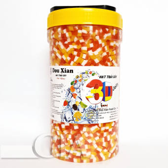 Thạch rau câu trái cây 3D hạt nhỏ Hàng Huy (mẫu mới Douxian) hộp 2.5kg - thạch 3d, thạch dừa, thạch trái cây, thạch rau câu - Gia store