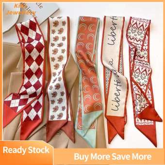 Kiki Đồ Trang Sức Phụ kiện tóc Đa Chức Năng Dây Buộc Tóc Nữ Buộc Tóc Dây Buộc Tóc Tóc Streamer Khăn Quàng Cổ Lụa Dây Nơ