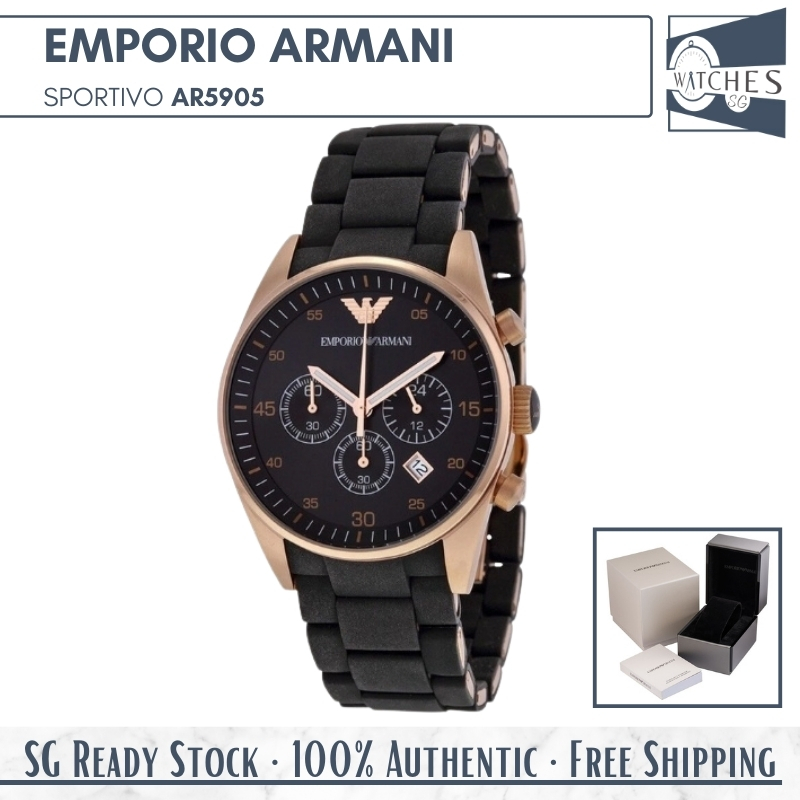 Giorgio armani hot sale silver watch