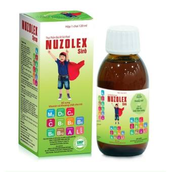 Siro Nuzolex ăn ngon, tăng đề kháng - Chai 120ml
